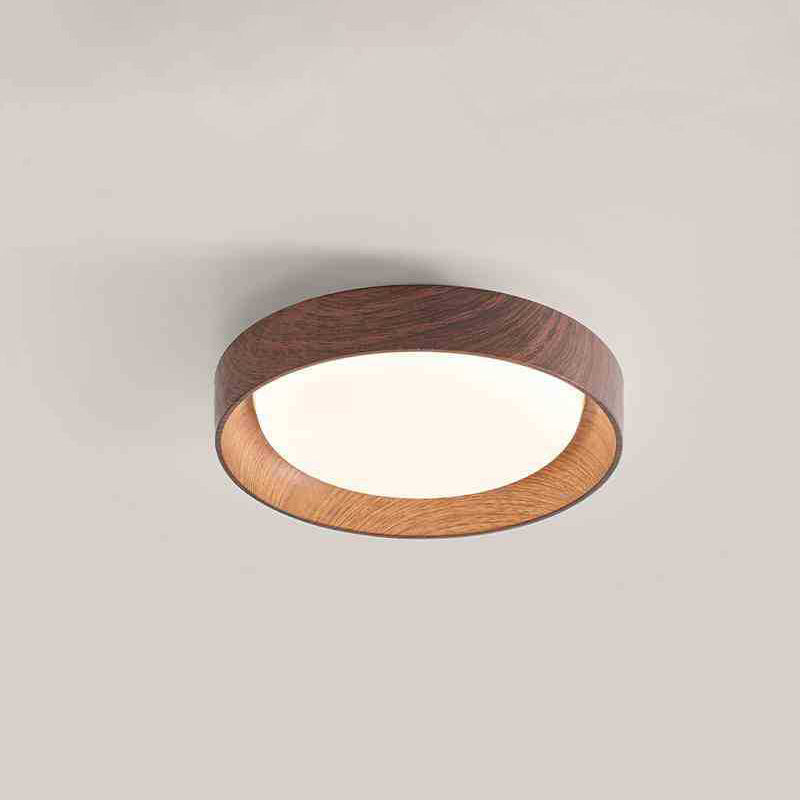 Modern Minimalist ABS PC Square Round LED Flush Mount Ceiling Light For Hallway Lumendat
