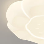 Modern Simplicity Petal Round Iron Acrylic Plastic LED Flush Mount Ceiling Light For Bedroom
