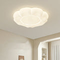 Modern Simplicity Petal Round Iron Acrylic Plastic LED Flush Mount Ceiling Light For Bedroom