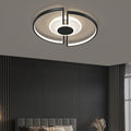 Contemporary Scandinavian Square Iron Acrylic LED Flush Mount Ceiling Light for Bedroom