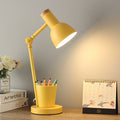 Contemporary Nordic Dome Iron Solid Wood 1-Light Table Lamp For Bedroom Lumendat