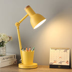 Contemporary Nordic Dome Iron Solid Wood 1-Light Table Lamp For Bedroom Lumendat
