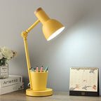 Contemporary Nordic Dome Iron Solid Wood 1-Light Table Lamp For Bedroom Lumendat