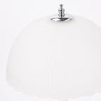 Traditional French Dome Glass Iron LED Table Lamp For Bedroom Lumendat
