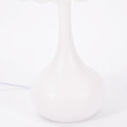 Traditional French Dome Glass Iron LED Table Lamp For Bedroom Lumendat
