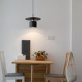 Modern Simplicity Flying Saucer Cylinder Iron 1-Light Pendant Light For Bedroom