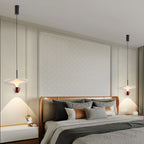Contemporary Nordic Flying Saucer Aluminum LED Pendant Light For Bedroom