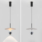 Contemporary Nordic Flying Saucer Aluminum LED Pendant Light For Bedroom