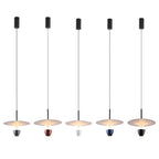 Contemporary Nordic Flying Saucer Aluminum LED Pendant Light For Bedroom