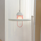 Modern Simplicity Flying Saucer Round Metal 1-Light Pendant Light For Bedroom