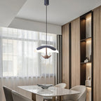 Contemporary Nordic Dome Aluminum Iron Acrylic LED Pendant Light For Bedroom