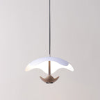 Contemporary Nordic Dome Aluminum Iron Acrylic LED Pendant Light For Bedroom