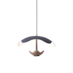 Contemporary Nordic Dome Aluminum Iron Acrylic LED Pendant Light For Bedroom