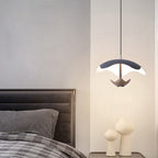 Contemporary Nordic Dome Aluminum Iron Acrylic LED Pendant Light For Bedroom