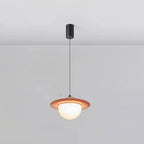 Contemporary Creative Globe Carbon Steel Resin Glass LED Pendant Light For Bedroom