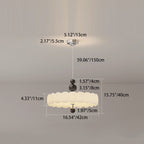 Traditional French Round Iron PE LED Pendant Light For Living Room