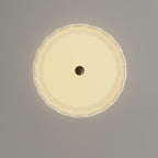 Traditional French Round Iron PE LED Pendant Light For Living Room