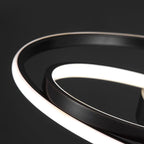 Modern Luxury Circle Copper Acrylic LED Flush Mount Ceiling Light For Bedroom