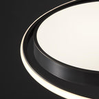 Modern Luxury Circle Copper Acrylic LED Flush Mount Ceiling Light For Bedroom