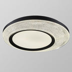 Contemporary Nordic Round Aerospace-grade Aluminum Acrylic LED Flush Mount Ceiling Light For Bedroom