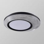 Contemporary Nordic Round Aerospace-grade Aluminum Acrylic LED Flush Mount Ceiling Light For Bedroom