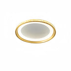 Modern Luxury Round Aluminum Crystal Acrylic LED Flush Mount Ceiling Light For Bedroom