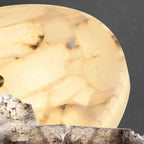 Contemporary Creative Round Brass Marble LED Flush Mount Ceiling Light for Bedroom