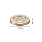 Contemporary Luxury Round Iron Aluminum Acrylic LED Flush Mount Ceiling Light For Bedroom