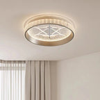 Contemporary Luxury Round Iron Aluminum Acrylic LED Flush Mount Ceiling Light For Bedroom