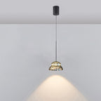Contemporary Dome LED Pendant Light – Creative Aluminum & Acrylic Hanging Lamp for Bedroom
