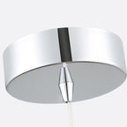 Modern Minimalist Dome Pendant Light 1-Light Iron Metal Ceiling Fixture for Bedroom