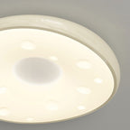 Modern Minimalist Oval LED Ceiling Light – Iron & Acrylic Flush Mount for Bedroom