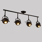 Contemporary Industrial Globe Metal Iron 1/2/3/4 Light Semi-Flush Mount Ceiling Light For Living Room