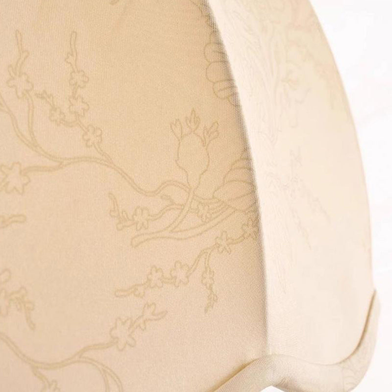 Traditional French Dome Iron Fabric 4-light Pendant Light for Bedroom