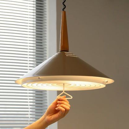 Modern Simplicity Cone Iron 2-Light Pendant Light For Bedroom