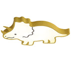 Lumendat Contemporary Creative Kids Cartoon Rhino Iron Acrylic LED Flush Mount Ceiling Light For Bedroom Lumendat