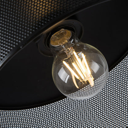 Contemporary Industrial Cylinder Metal Cement 1-Light Pendant Light For Living Room