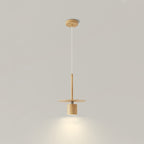 Traditional Chinese Cylinder Iron LED Pendant Light For Bedroom
