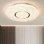 Contemporary Creative Storm Iron Acrylic LED Flush Mount Ceiling Light For Bedroom