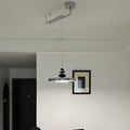 Modern Simplicity Flying Saucer Round Aluminum Acrylic LED Pendant Light For Living Room