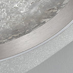 Modern Luxury Flower Iron Aluminum Acrylic LED Flush Mount Ceiling Light For Bedroom
