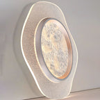 Modern Luxury Flower Iron Aluminum Acrylic LED Flush Mount Ceiling Light For Bedroom
