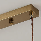 Traditional Japanese Ball Iron Solid Wood Glass 1-Light Pendant Light For Bedroom