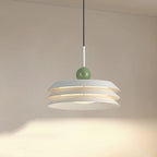 Modern Minimalist Round Iron Acrylic LED Pendant Light For Living Room