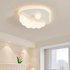 Contemporary Creative Clouds Iron PE LED Flush Mount Ceiling Light For Bedroom
