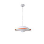 Modern Minimalist Dome Copper Acrylic 1-Light Pendant Light For Bedroom