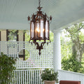 Modern Luxury Cylinder Iron Glass 3-Light Pendant Light For Hallway
