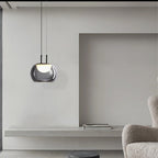 Contemporary Scandinavian Globe Iron Glass LED Chandelier Island Light For Living Room