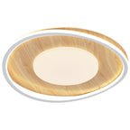 Contemporary Scandinavian Round Iron Aluminum Acrylic LED Flush Mount Ceiling Light For Bedroom
