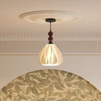 Modern Eclectic Petal Iron PLA 1-Light Pendant For Bedroom